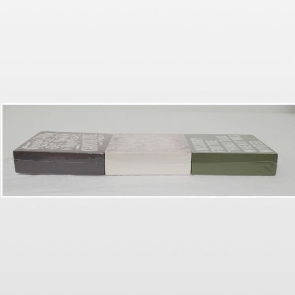 New Home Chunky Wood Block Sitters Décor - Picture 6 of 12